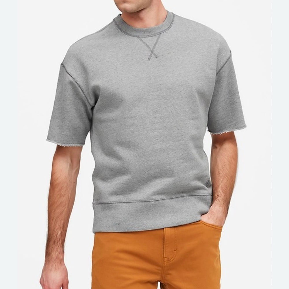 Banana Republic Men’s short sleeve sweatshirt
New w/ tags, grey, size medium